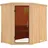 Karibu Sauna Saja - 68 mm Systemsauna - 230 Volt Plug & Play-Ohne Ofen-Ohne Dachkranz-Ganzglastür in Graphit-Optik