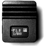 KEKS KM-Q OLED digitaler Belichtungsmesser schwarz Display Oben