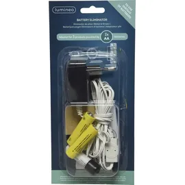 Lumineo Batterie-Ersatz pvc BO indoor L.300cm schwarz/weiß