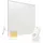 Wiltec Infrarotheizung und WLAN Thermostat Set Heizpaneel 290W IR... Wandheizung, Heizkörper, Weiss
