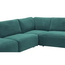 Musterring Ecksofa Lucia ¦ türkis/petrol ¦ Maße (cm): B: 300 H: 81 T: 266.0