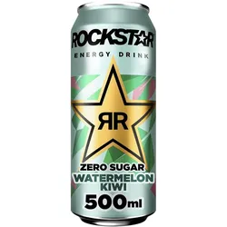 Rockstar Watermelon Kiwi Zero Sugar Energy Drink Dose 0,5l