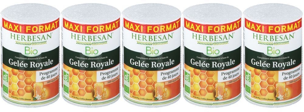HERBESAN® Gelée Royale 5x40 g Poudre