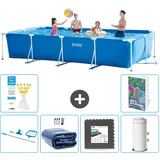 Rechteckiger Frame Pool - 450x220x84 Cm - 7-teilig  S43