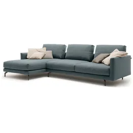 creation by rolf benz Ecksofa "CR.414, Designecksofa, Polsterecke, Breite 300cm, L-Form", blau (wasserblau, steingrau), B:300cm H:91cm T:172cm, CREATION BY ROLF BENZ, Sofas, Ecksofa, wahlweise aus feinstem Rindsleder oder hochwertigem Chenille