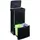 [en.casa] Venna 72 l Schwarz