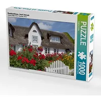 Calvendo Reetdachhaus, Insel Amrum 1000 Teile Puzzle quer |