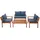 [en.casa] Brittoli Set 4-tlg. Braun
