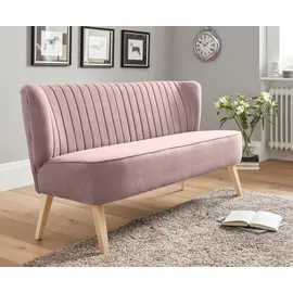 Home Affaire Couch Polyester 2-Sitzer Rosa