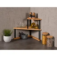 KESPER Küchen-Eckregal 52 x 29,5 x 39 cm Natur