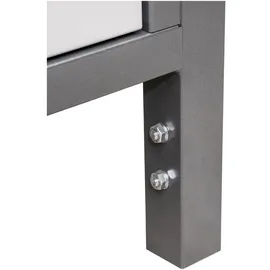 Stier Höhenverstellbare Werkbank Premium mit 3 Schubladen und einem offenen Fach BxTxH 1500x700x840-1040mm
