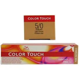 Wella Color Touch Pure Naturals 5/0 hellbraun 60 ml