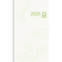 Zettler - Taschenplaner 2025 Recycling, 8,8x15,2cm, Taschenkalender mit 32