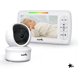MalPlay Babyphone mit Kamera 5 Zoll