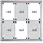 Franken Schaukasten ECO silber 6x DIN A4 70,4 x 4,5 x 75,0 cm, 1 St.