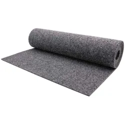 Nadelvliesteppich "TURBO", grau, B:200cm H:5mm L:200cm, Nadelfilz, PRIMAFLOR-IDEEN IN TEXTIL, Teppiche, robust und strapazierfähig, fußbodenheizungsgeeignet, Kurzflor Teppich