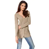 Heine Feinstrickjacke Beige 38