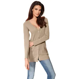 Heine Feinstrickjacke Beige 38
