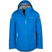 TROLLKIDS Kinder Fahrradjacke Telemark Leuchtendes Blau/wolkig grau kosmosblau|wirbelsturmblau 96-102cm