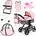 Design Deluxe Sterne rosa