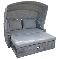 Funktionssofa Gartensofa Garten Sofa Couch Lounge Sonnendach inkl. Auflagen