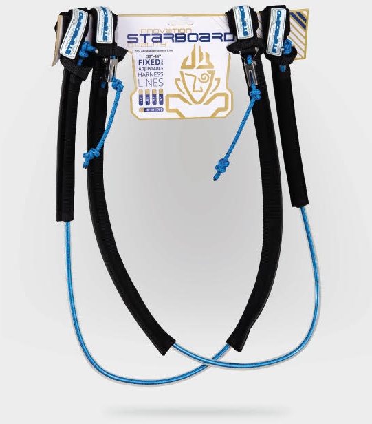 Starboard Adjustable Harness Lines 24 Harness Lines Trapeztampen, Größe: 26-34''