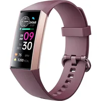 Fitnessuhr Damen Schmal Fitness Tracker Uhr mit Schrittzähler Pulsuhr Fitnessuhr ohne App und Handy Smartwatch Sportuhren fur Android IOS