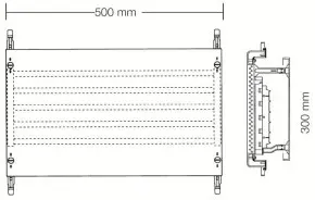 Striebel & John ED72SA Kombi-Set SS-System 2RE / BH000, 2FB Kombi-Set, montiert auf EDF-Profil 2CPX037813R9999