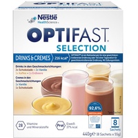 Optifast Selection Drinks & Cremes Pulver 8 x 55