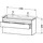 Duravit Waschtischunterschrank 2 Auszüge 123 x 61 cm Betongrau/Weiß Matt
