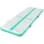 ECD Germany Aufblasbare Gymnastikmatte Turnmatte Airtrack 3m Mint-grün, 10 cm Dicke, Tumbling Matte Air Matte Track Trainingsmatte Fitnessmatte Sportmatte Yogamatte mit Tragetasche & elektr. Luftpumpe