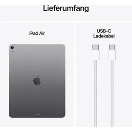 Apple iPad Air 13" (7. Generation 2025) 128 GB Wi-Fi Space Grau