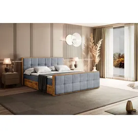 altdecor Boxbett 120 x 200 cm H4 Grau