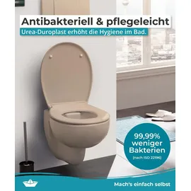 Calmwaters WC-Sitz Premium Bahamabeige