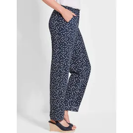 GOLDNER Luftige Hose VERA Schlupfhose Blau 26