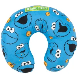 UNITED LABELS Sesamstraße Krümelmonster Allover Reise Nackenkissen 0 x 0 cm Blau