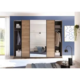 Livetastic Schwebetürenschrank Rabina Eichefarben