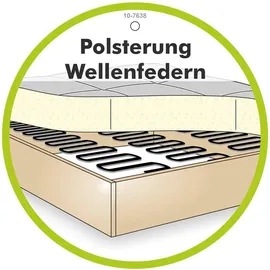 Jockenhöfer Hocker Genua Cord 103 x 48 x 83 cm Grün