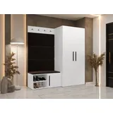 Mirjan24 Garderoben-Set Medi I 84 x 42 cm Braun