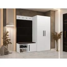 Mirjan24 Garderoben-Set Medi I 84 x 42 cm Braun
