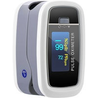 ANSTA Pulsoximeter Fingerspitze, Blutsauerstoff- und Herzfrequenzmesser, Digital-Pulsoximeter mit sofortiger Ablesung, 2-farbiger OLED-Bildschirm