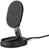 Belkin BoostCharge Pro Qi2 verstellbare kabellose magnetische Ladestation mit Qi2 (15 W) schwarz