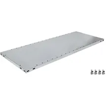 Schulte Lagertechnik Fachboden Stahlblech 130x60 cm grau