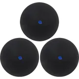 Sanfly Squashbälle, 3 Stück, Professioneller Gummi-squashball Für Squashschläger, Einzelner Roter, Blauer Und Gelber Punkt, Schneller Speedball Für Anfänger
