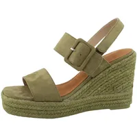 Tom Tailor Damen 5390900019 Keilsandale, Green, 39 EU