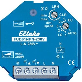 Eltako FUD61NPN-230V Funkaktor Universal-Dimmschalter, Schaltaktor mit Dimmfunktion (30100835)