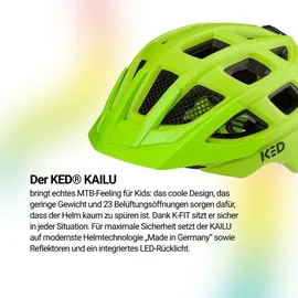 KED Kailu 49-53 cm Kinder green matt