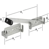 Vormann Doppeltorüberwürfe 250/115 x 25/55 mm