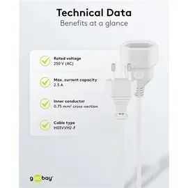 goobay 50509 Stromkabel