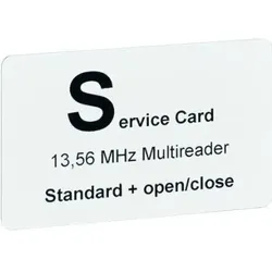 RFID Schloss-Servicekarte 9209185, Kunststoff weiß - weiß